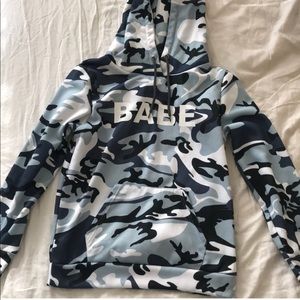 CAMO BABE HOODIE